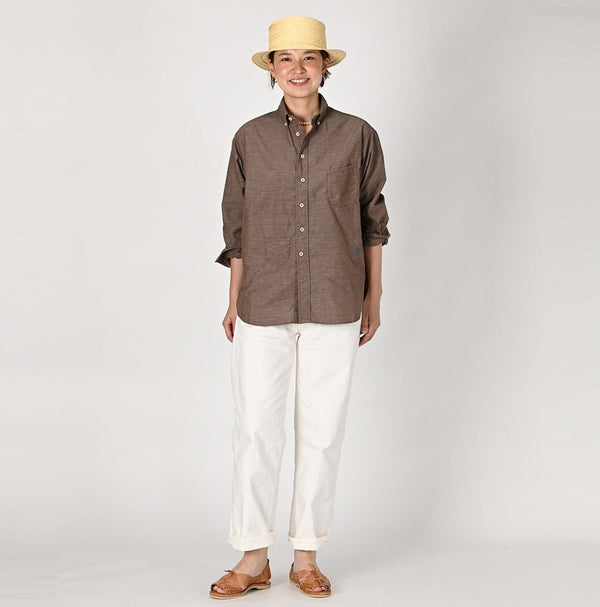 Hakeme 908 Ocean Buttondown Shirt - 45R by 45rpm studio