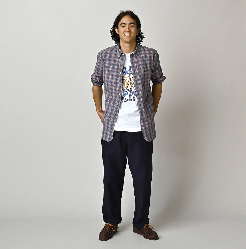 45R Broadcloth Madras 908 Loafer Shirt - Image 4