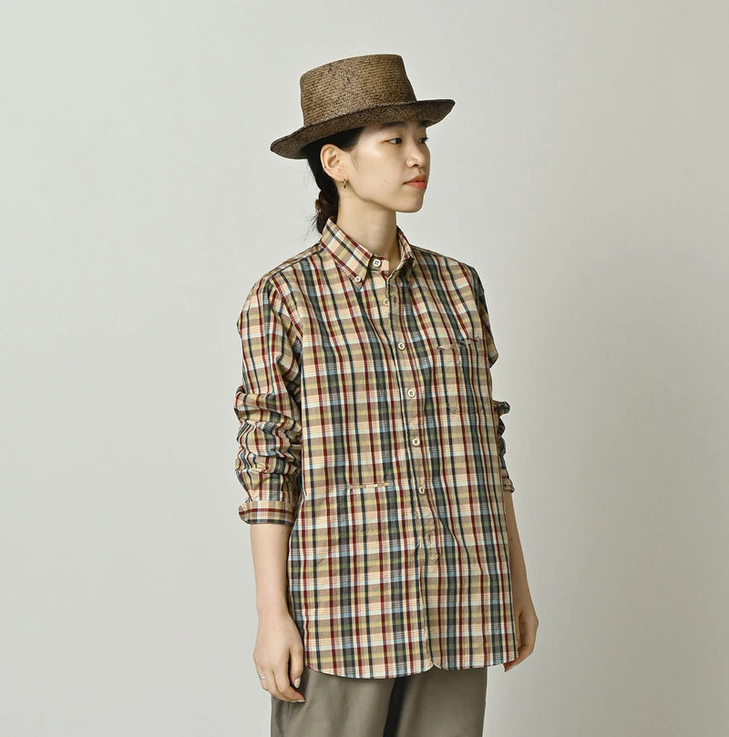 45R Broadcloth Madras 908 Loafer Shirt - Image 9