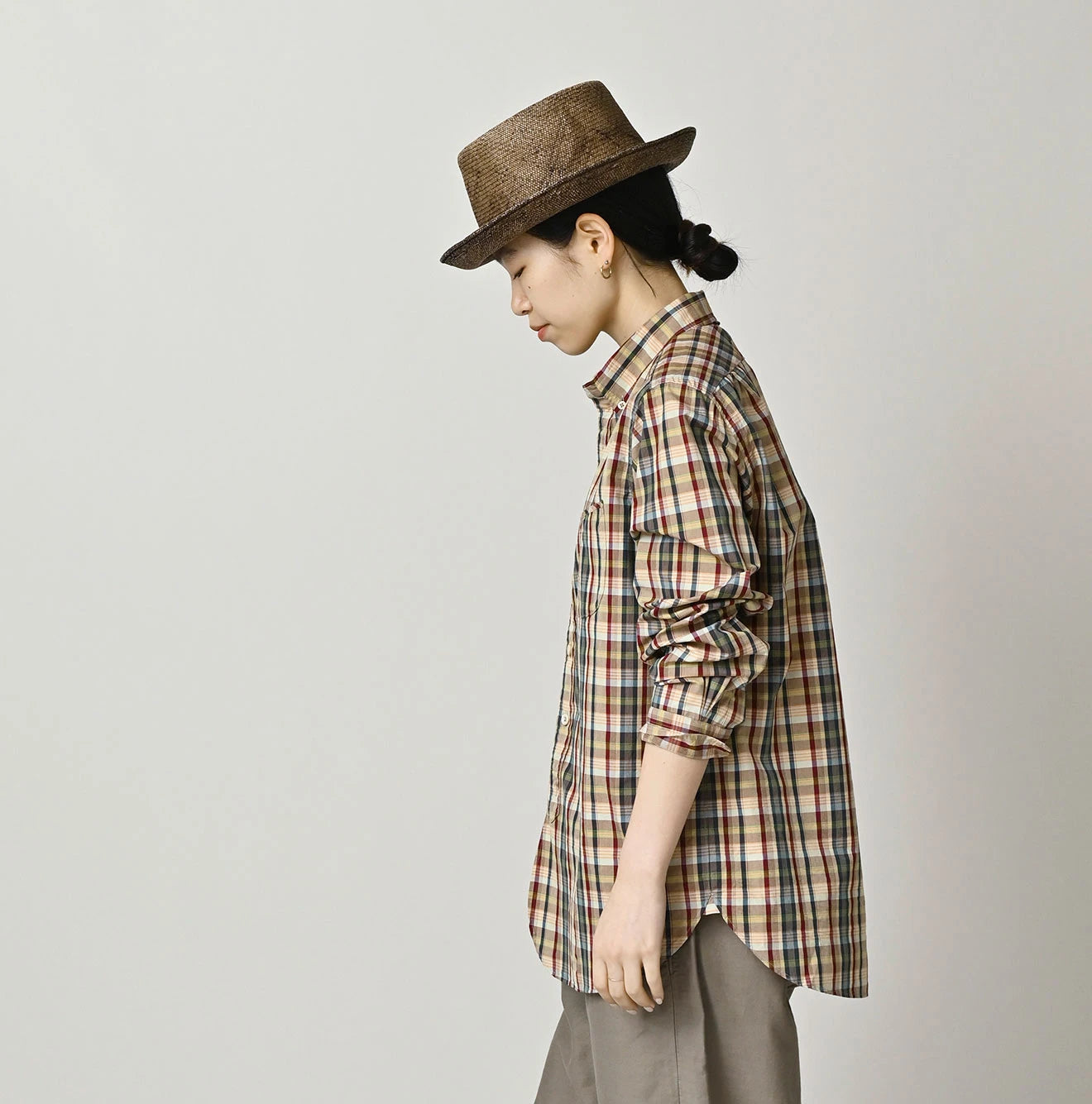 45R Broadcloth Madras 908 Loafer Shirt - Image 10