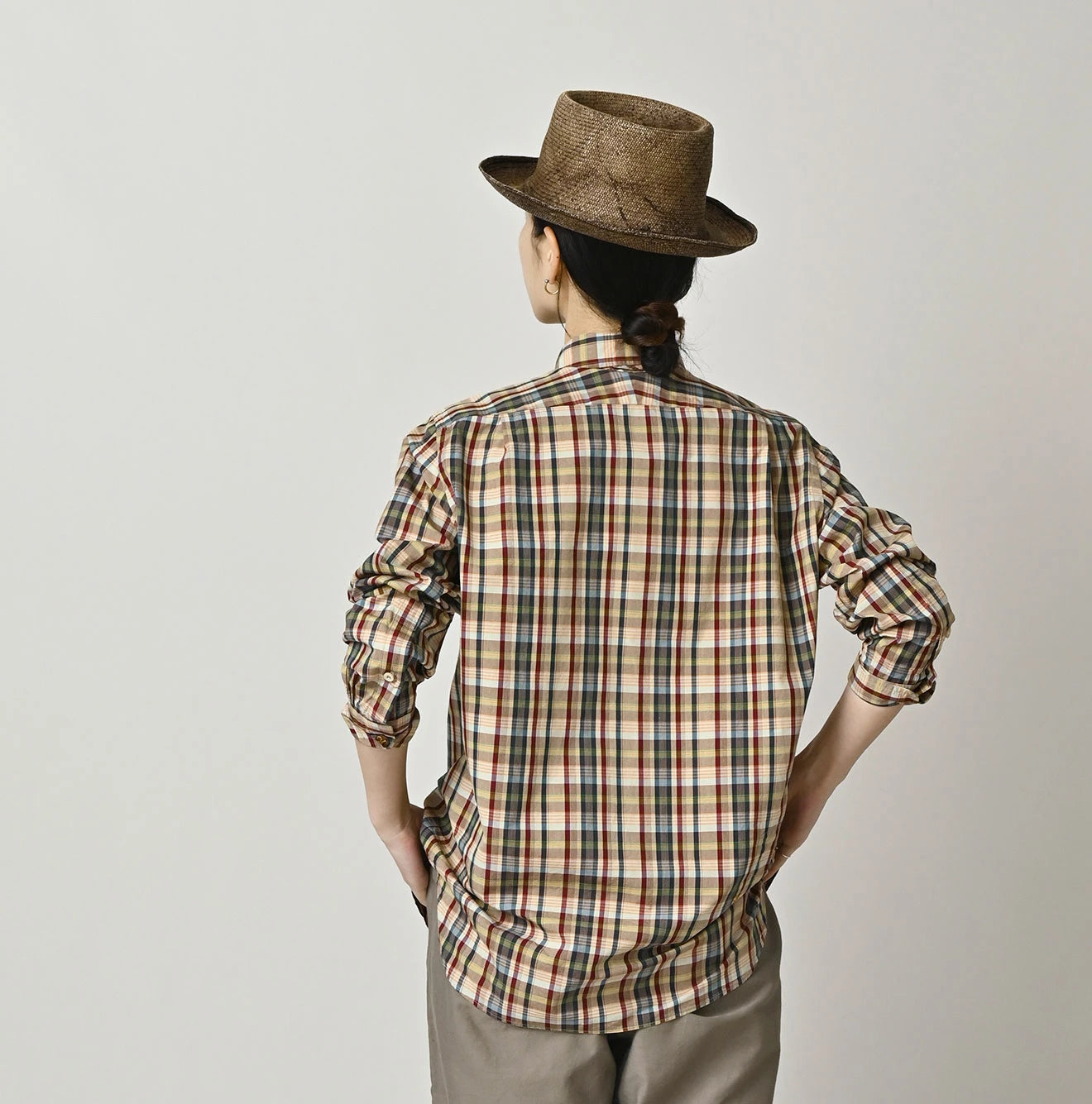 45R Broadcloth Madras 908 Loafer Shirt - Image 11
