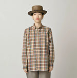 45R Broadcloth Madras 908 Loafer Shirt