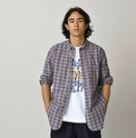 45R Broadcloth Madras 908 Loafer Shirt