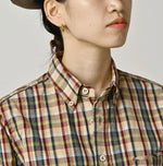 45R Broadcloth Madras 908 Loafer Shirt