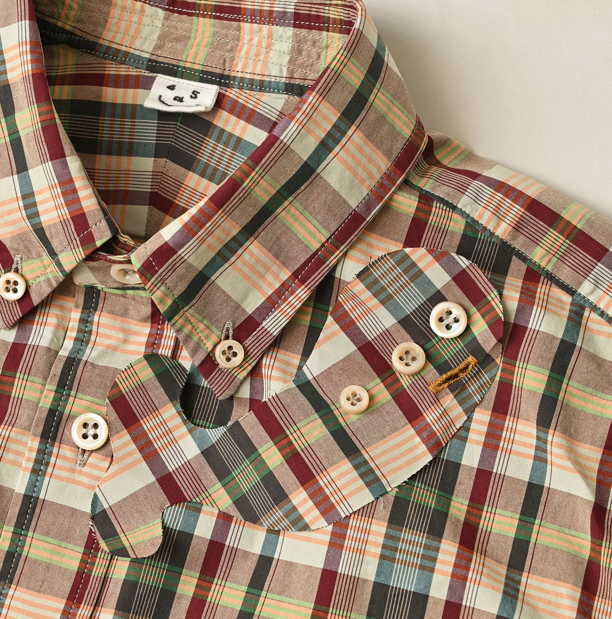 45R Broadcloth Madras 908 Loafer Shirt