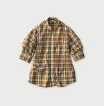 45R Broadcloth Madras Petite Collar Coupe Shirt