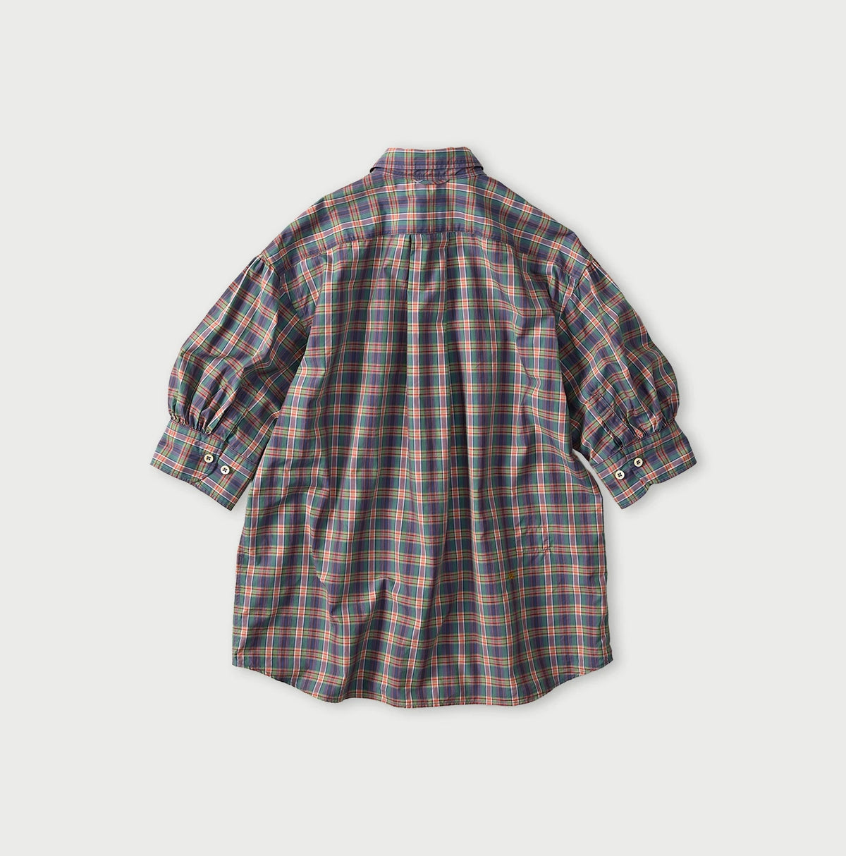 45R Broadcloth Madras Petite Collar Coupe Shirt