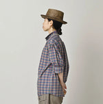45R Broadcloth Madras Petite Collar Coupe Shirt