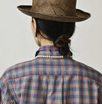 45R Broadcloth Madras Petite Collar Coupe Shirt