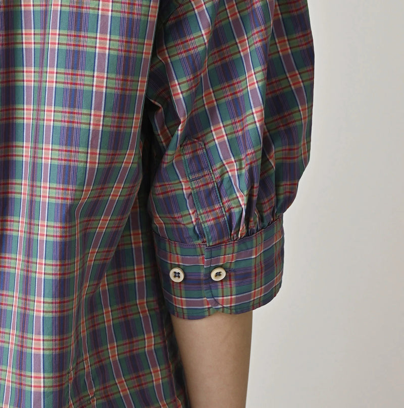45R Broadcloth Madras Petite Collar Coupe Shirt - Image 11