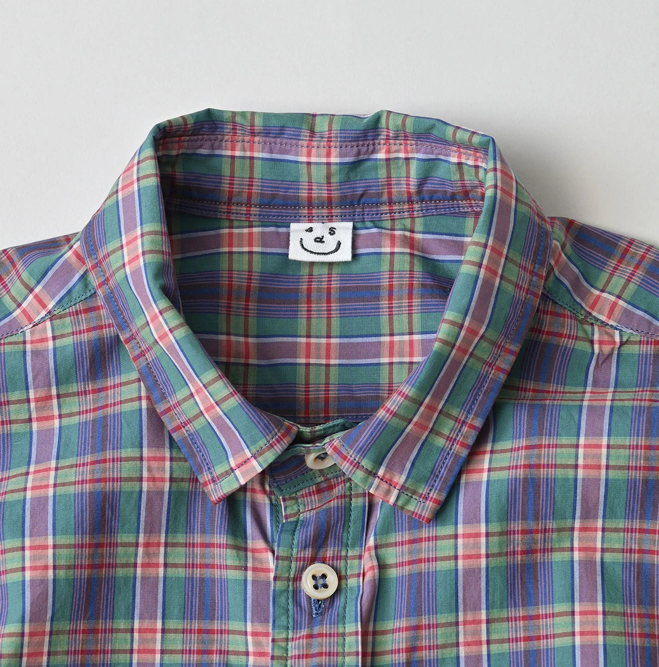 45R Broadcloth Madras Petite Collar Coupe Shirt - Image 14