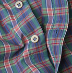 45R Broadcloth Madras Petite Collar Coupe Shirt