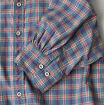 45R Broadcloth Madras Petite Collar Coupe Shirt