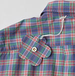45R Broadcloth Madras Petite Collar Coupe Shirt