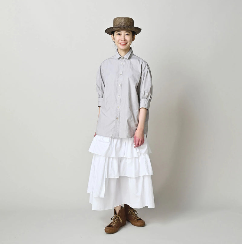 45R Broadcloth Petite Collar Coupe Shirt - Image 10