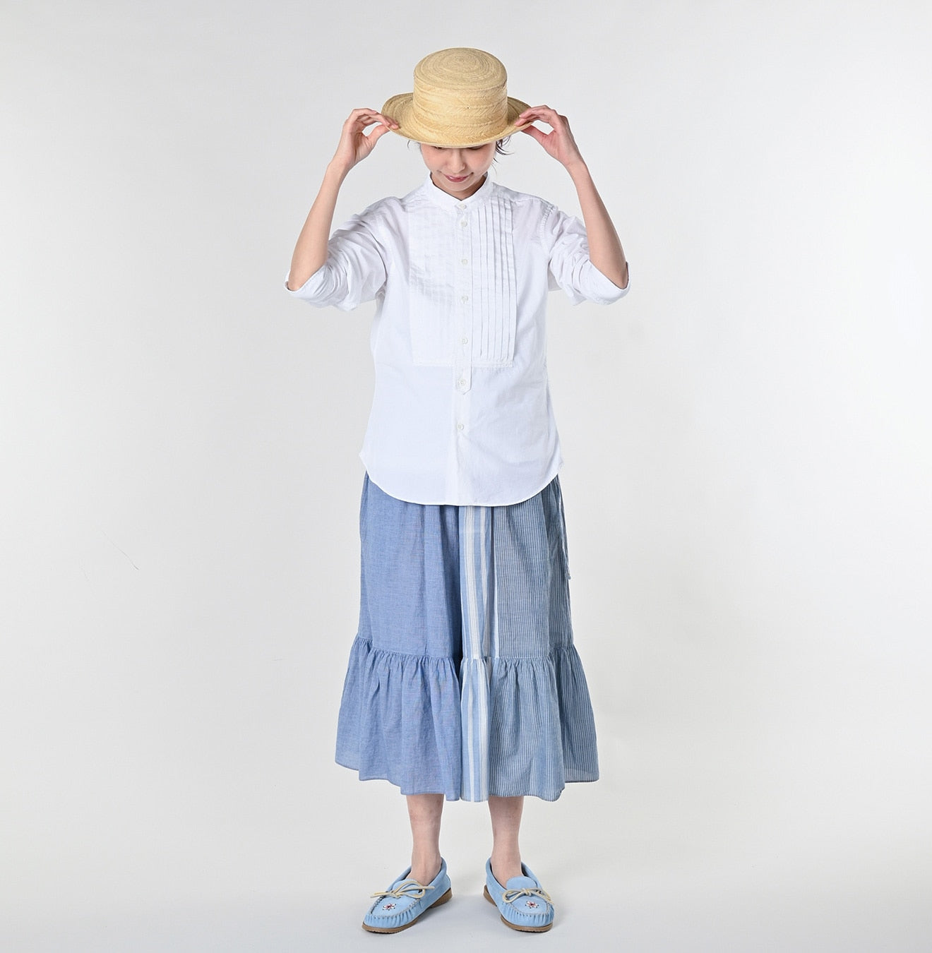 45R Damp Pintuck Petit Loafer Shirt - Image 5