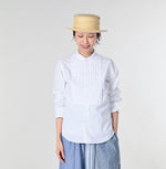 45R Damp Pintuck Petit Loafer Shirt