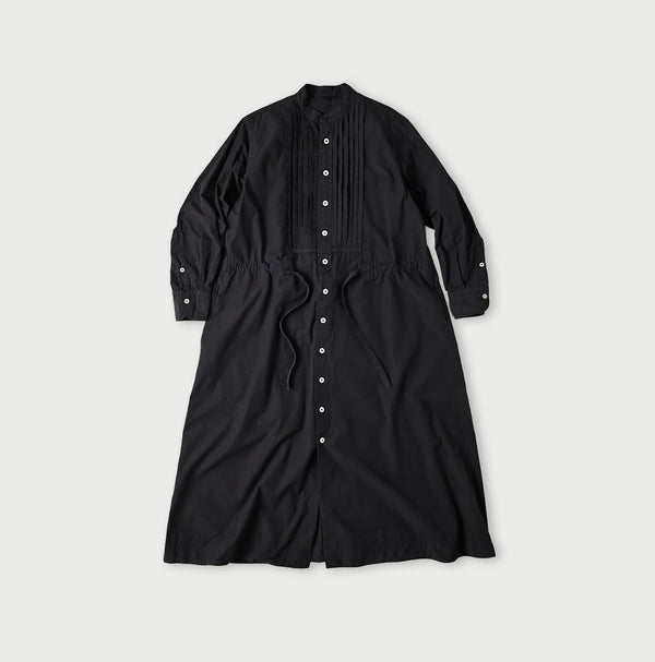 45R Damp Pintuck Shirt Dress