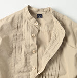 45R Damp Pintuck Shirt Dress