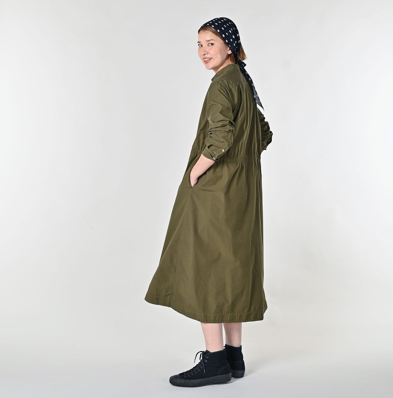 45R Damp Pintuck Shirt Dress - Image 5