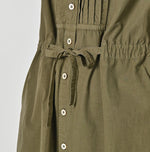 45R Damp Pintuck Shirt Dress