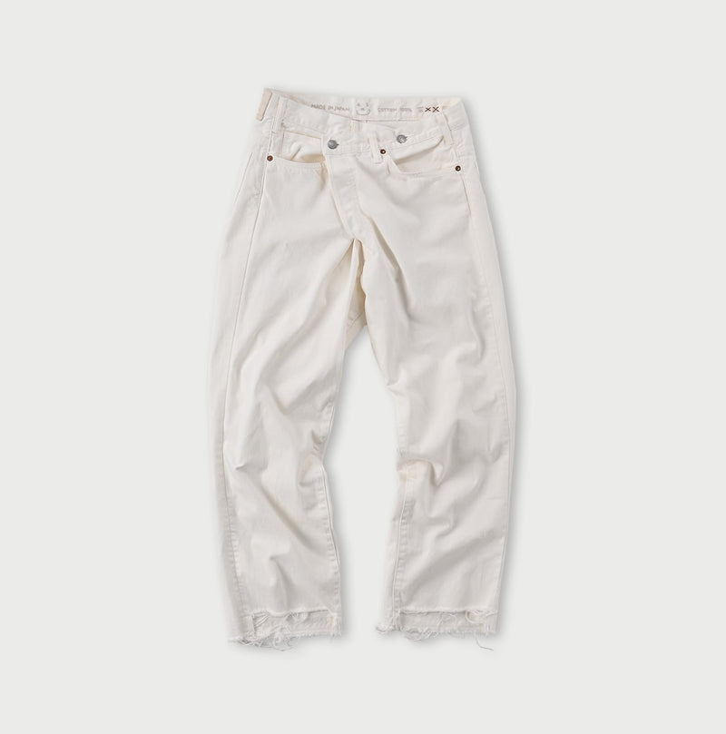 45R Rye Mugi Denim 908 Crossover White - Image 1