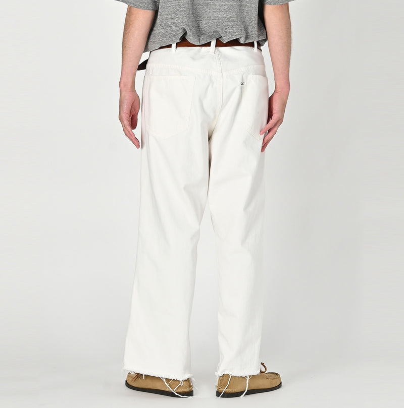 45R Rye Mugi Denim 908 Crossover White - Image 9