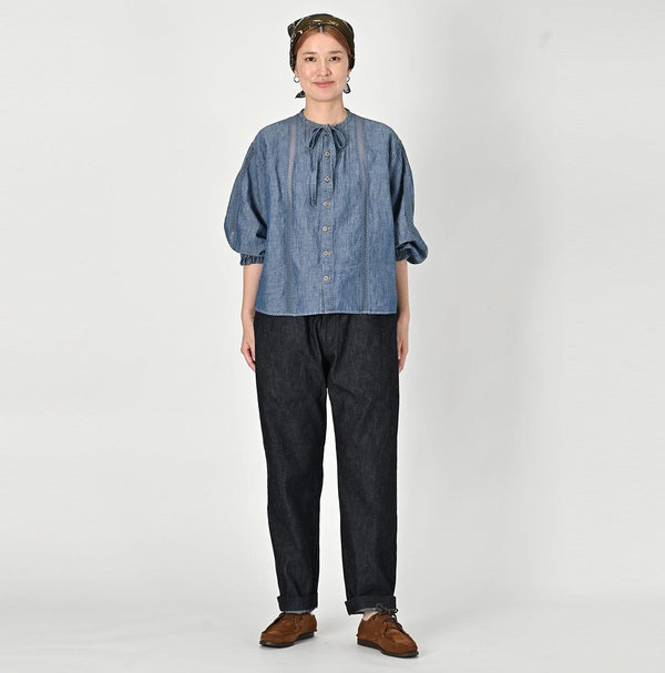 Mugihiko Denim Easy Slacks - 45R by 45rpm studio