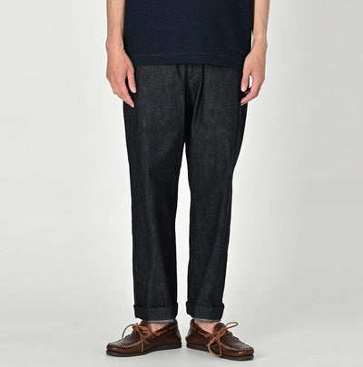 Mugihiko Denim Easy Slacks - 45R by 45rpm studio