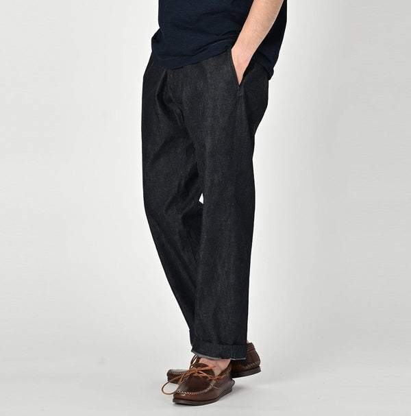 Mugihiko Denim Easy Slacks - 45R by 45rpm studio