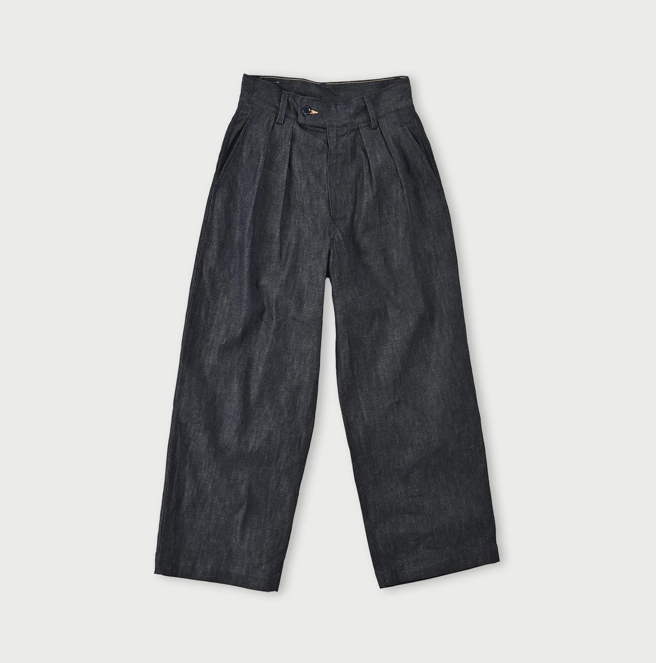 Mugihiko Denim Charlotte Baggy Nou - 45R by 45rpm studio - Image 1