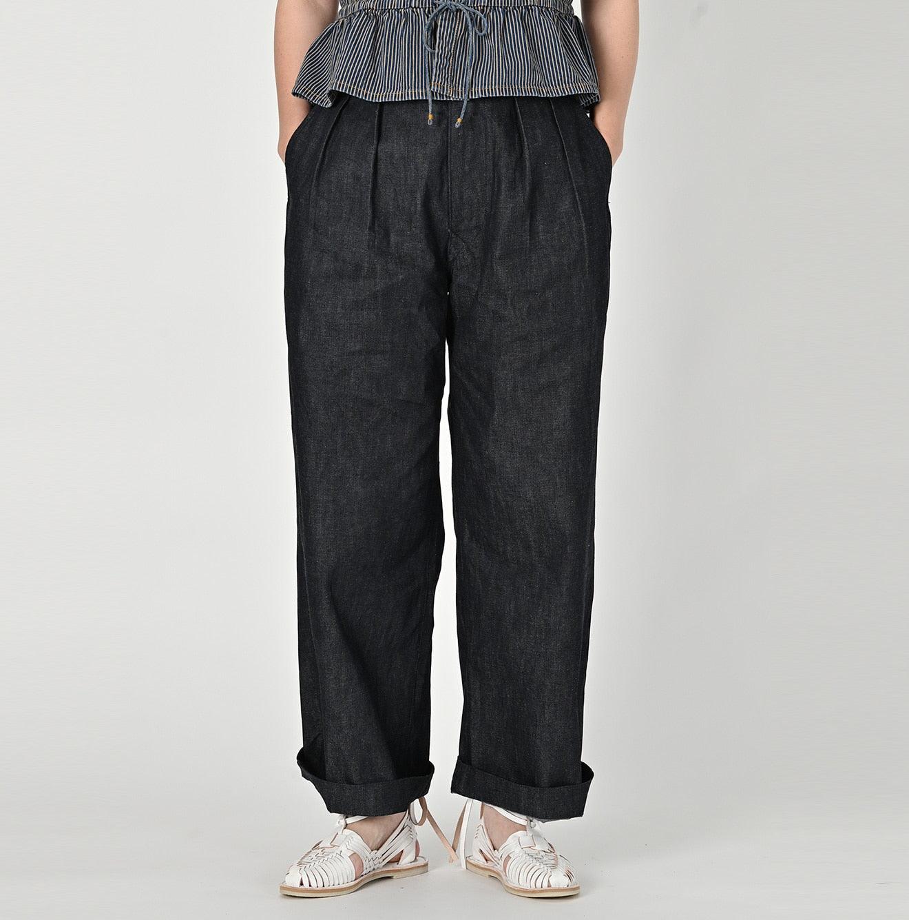 Mugihiko Denim Charlotte Baggy Nou - 45R by 45rpm studio - Image 4