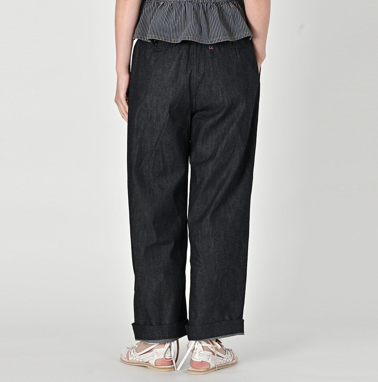 Mugihiko Denim Charlotte Baggy Nou - 45R by 45rpm studio - Image 6