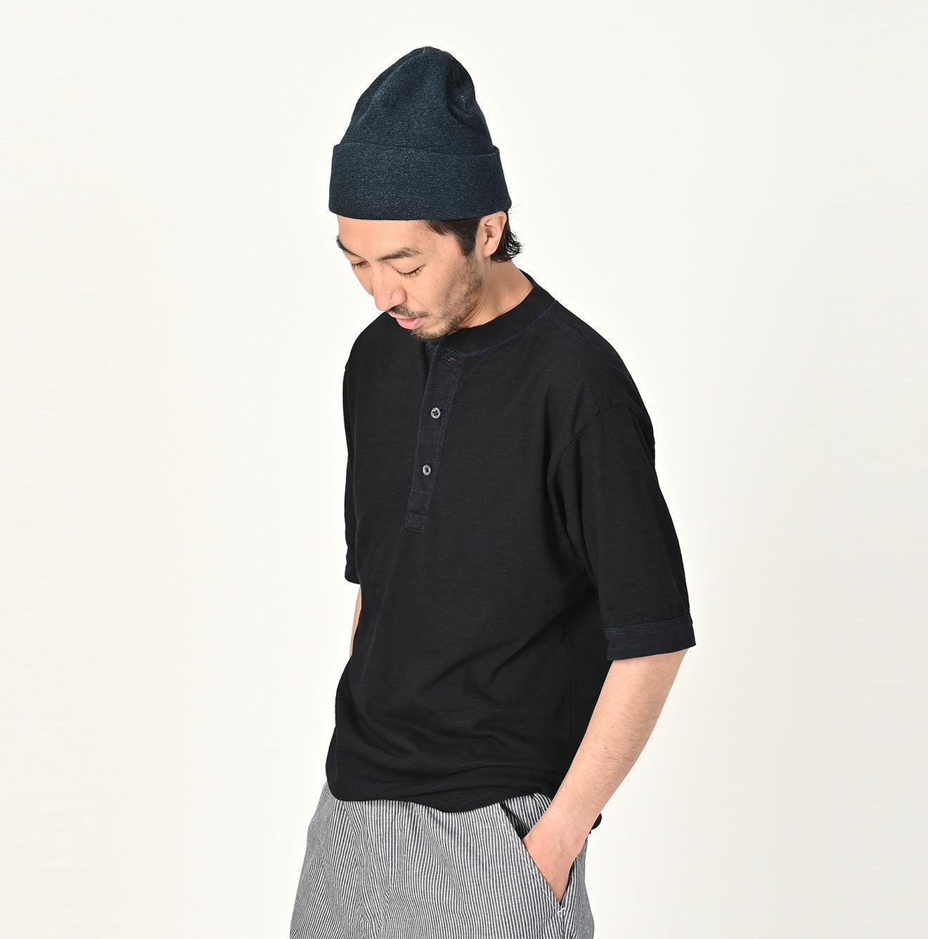 Indigo 908 Henley Short Sleeve T-shirt