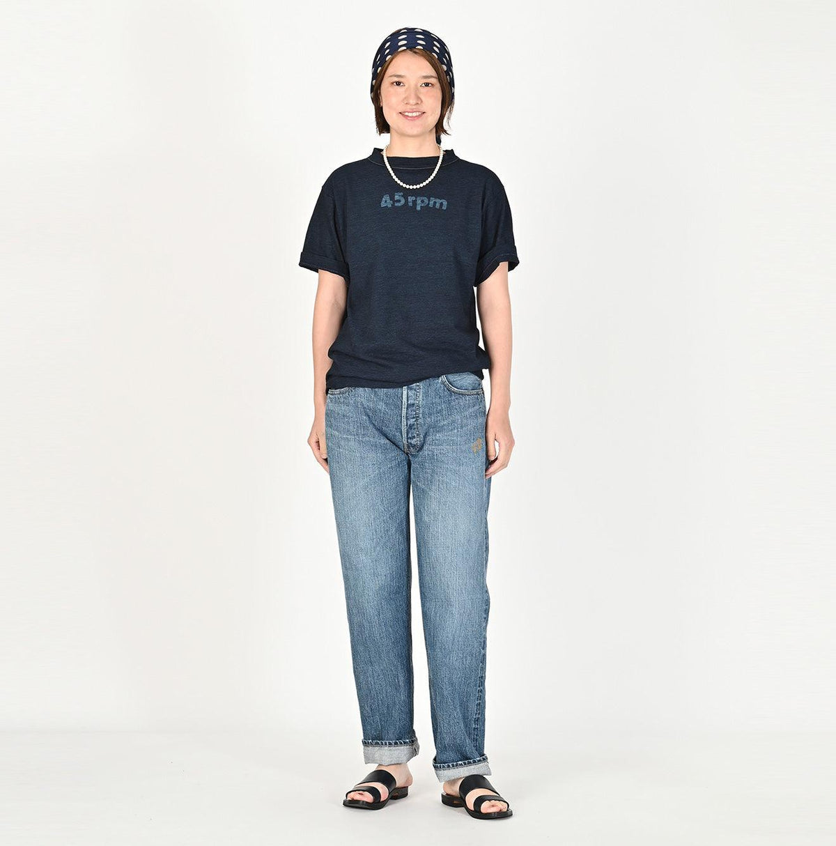 Indigo 908 Futura Logo T-shirt - 45R by 45rpm studio