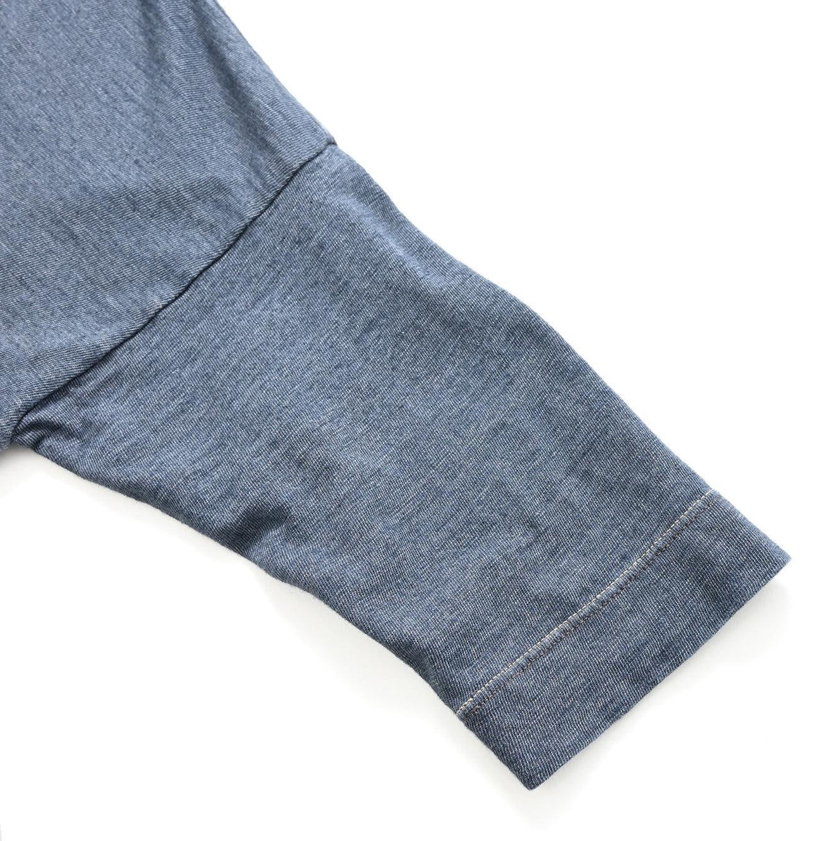 Indigo Big Slit T-shirt Distressed - 45R by 45rpm studio