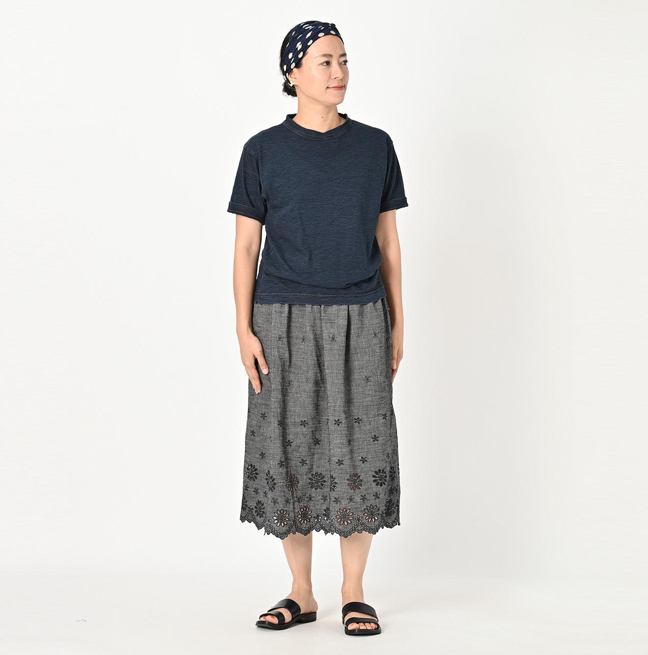 Indigo 908 45 Star T-shirt Distressed - 45R by 45rpm studio