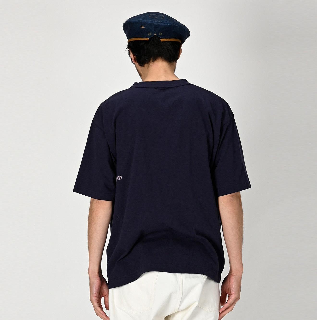 Tricolor Embroidery 908 Logo T-shirt - 45R by 45rpm studio - Image 6