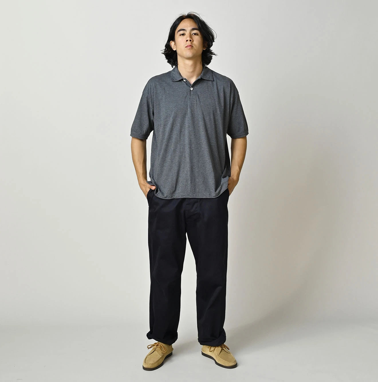 45R Supima 908 Tenjiku Polo (Top-Dyed) - Image 2
