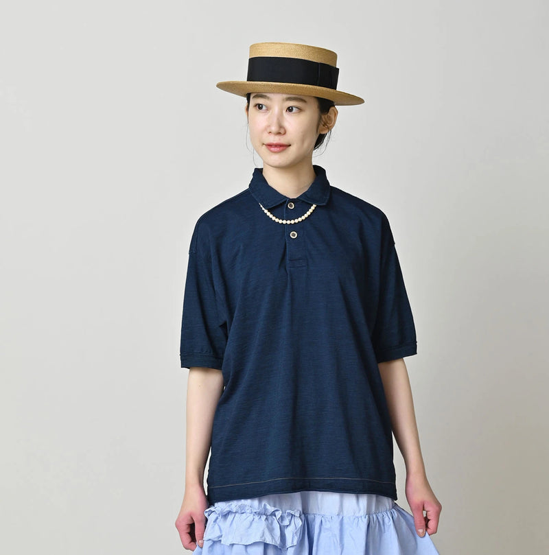 45R Indigo Supima 908 Tenjiku Polo - Image 7