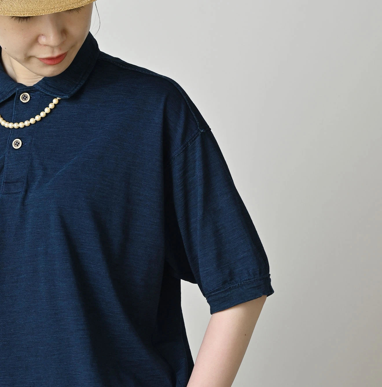 45R Indigo Supima 908 Tenjiku Polo - Image 11