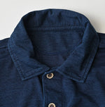 45R Indigo Supima 908 Tenjiku Polo