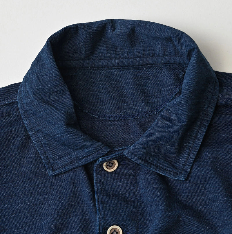 45R Indigo Supima 908 Tenjiku Polo - Image 16