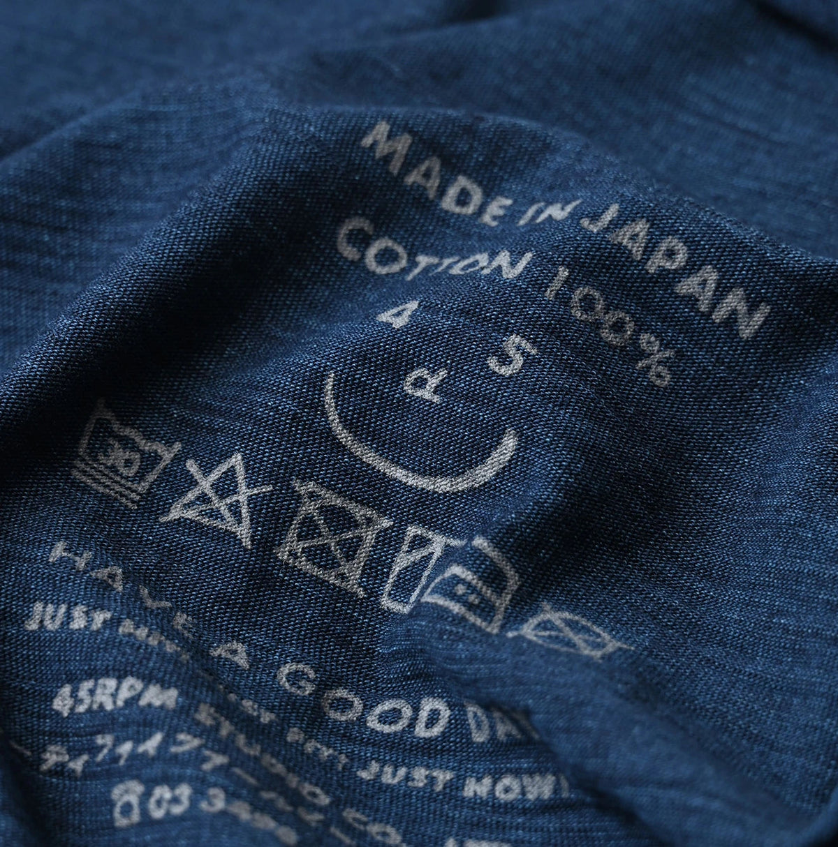 45R Indigo Supima 908 Tenjiku Polo