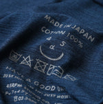 45R Indigo Supima 908 Tenjiku Polo