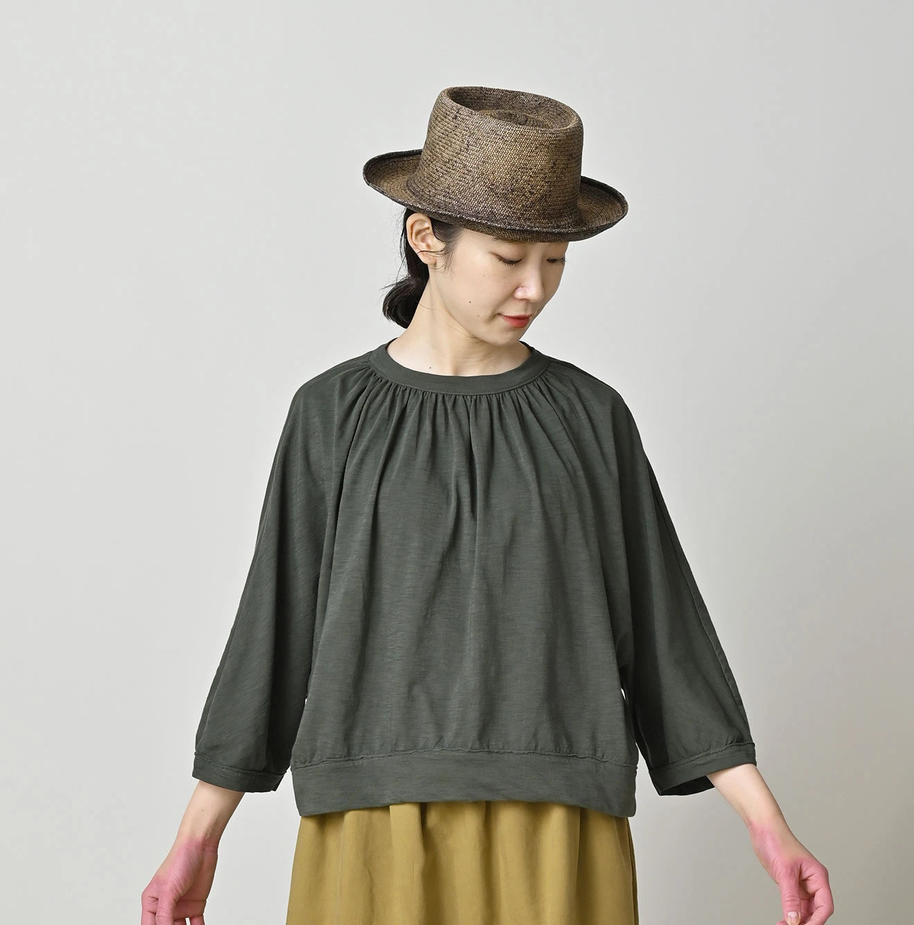 45R Supima Gathered Dolman T-shirt - Image 5