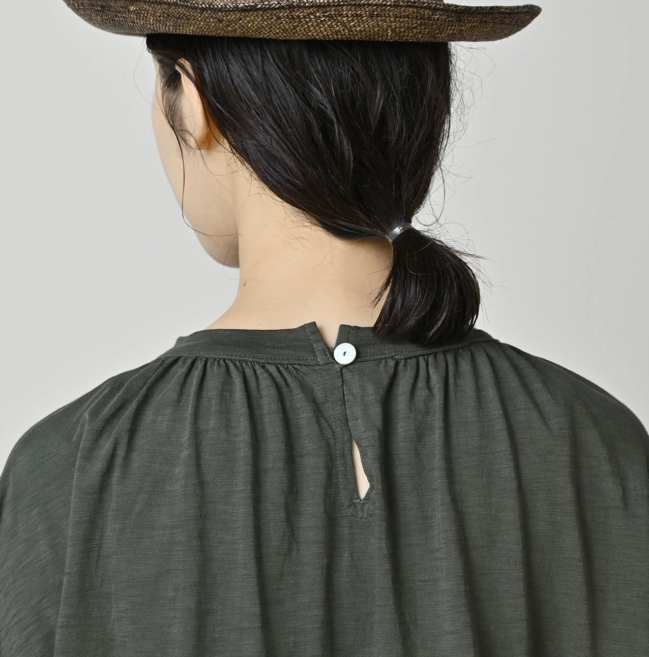 45R Supima Gathered Dolman T-shirt - Image 10