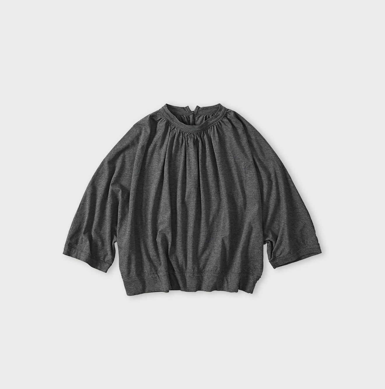 45R Supima Gathered Dolman T-shirt (Top-Dyed) - Image 1