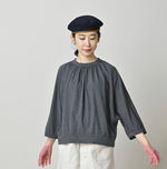 45R Supima Gathered Dolman T-shirt (Top-Dyed)