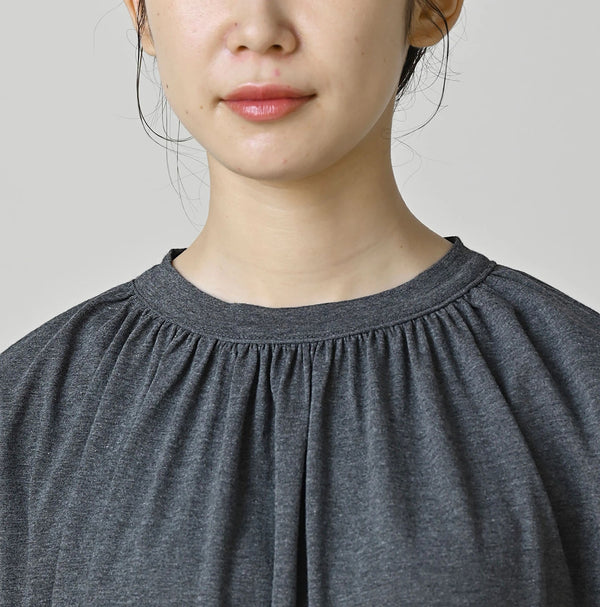 45R Supima Gathered Dolman T-shirt (Top-Dyed)